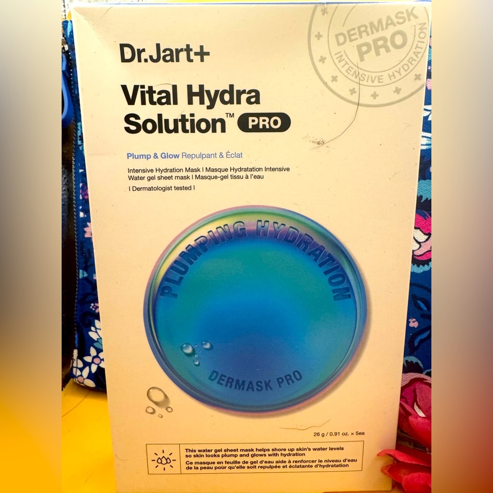Dr jart vital hydra solution pro plump & glow intensive hydrating mask
